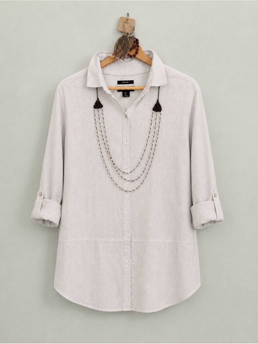 5 Piece Tahari Set | Large | Linen | Necklace, Earrings & 2 Bracelets